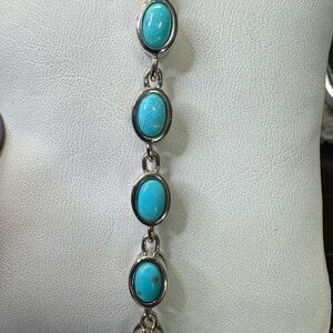 925 Turquoise Tennis Bracelet
